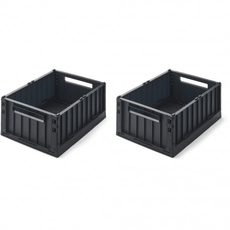 Weston storage box M - 2pack - midnight navy