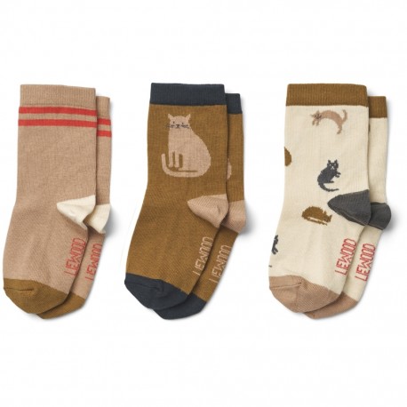 Silas cotton socks - 3pack - Miauw