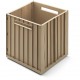 Elijah storage box with lid - oat