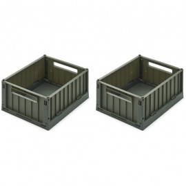 Weston storage box S - 2pack - hunter green