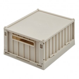 Weston storage box S with lid - 2pack - sandy