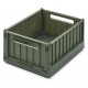 Weston storage box S with lid - 2pack - hunter green