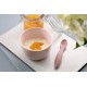 Silicone spoon set - pink