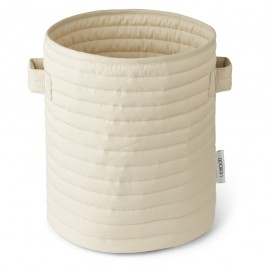 Ally quilted basket - Sandy