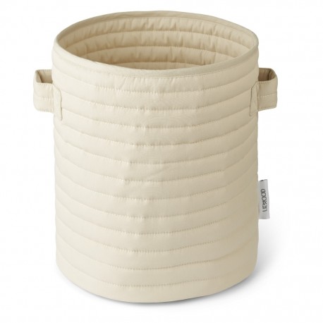 Ally quilted basket - Sandy