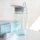 Drink bottle - glitter silver