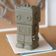 Money box - Robot brown