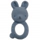 Teething ring - bunny blue