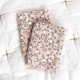 Muslin Cloth Set of 2 Blossom Dusty Pink