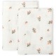 Muslin Cloth Set of 2 Little flowers