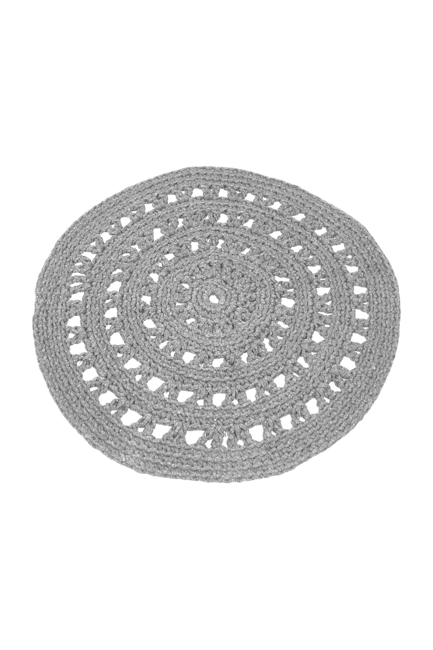 Arab crochet rug| grey |Dubai |Marmarland