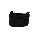 Crochet Basket XS in Black