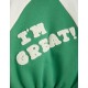 I Am Great Baseball Cardigan