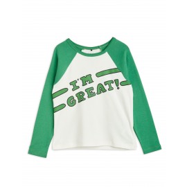 I Am Great Raglan T-shirt - green