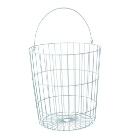 Wire Basket Round - Blue