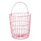 Wire Basket Round - Mint