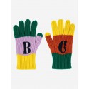 BC COLOR BLOCK KNITTED GLOVES