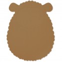 Silicone bath mat sheep - Almond