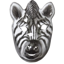 Kids Plastic Mask - Zebra