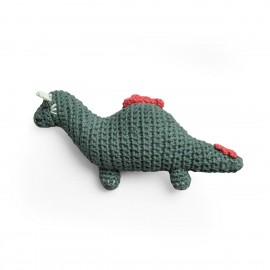 Crochet rattle, dragon