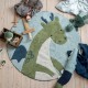 Knitted cushion, Sleepy Croc, Dragon Tales