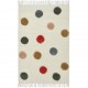 Bent rug - small - mega dots