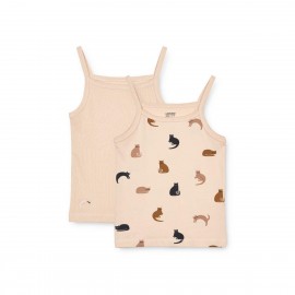 Naomi singlet - pack of 2 - miauw mix