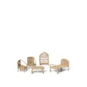 Rattan doll house furniture