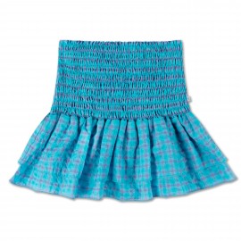 Daisy skirt -diva blue check