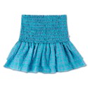 Daisy skirt -diva blue check