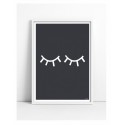 Nursery print "Closed Eyes"