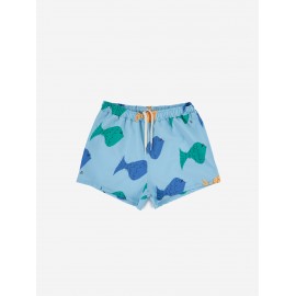 Multicolor Fish all over swim shorts