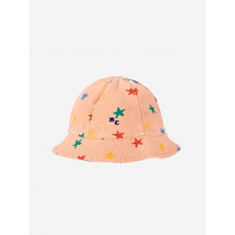 Multicolor Stars all over hat