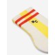Yellow stripes long socks