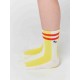 Yellow stripes long socks