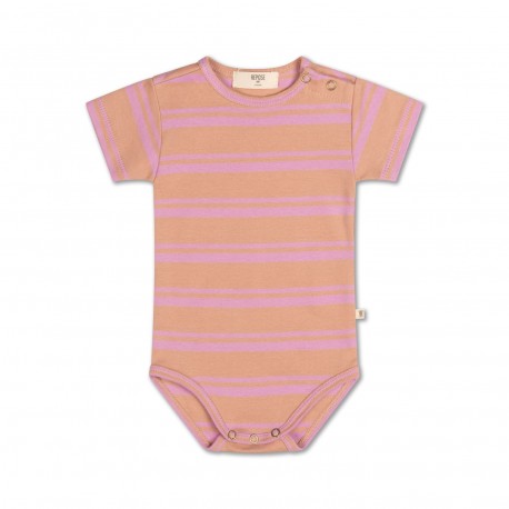 Bodysuit powder violet stripes