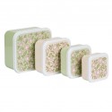 Lunch and Snack Box Set of 4 - blossoms