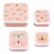 Lunch and Snack Box Set of 4 - butterflies