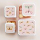 Lunch and Snack Box Set of 4 - butterflies