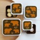 Lunch and Snack Box Set of 4 - bears