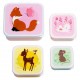 Lunch and Snack Box Set of 4 - forest