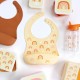 Silicone Bib Set of 2 - Rainbows