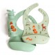 Silicone Bib Set of 2 - Forest friends