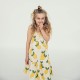 Lemon - halter dress