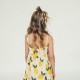 Lemon - halter dress