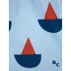 Sail Boat all over swim bermuda shorts