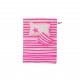 Kids bedding neon pink stars & stripes