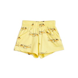 Airplane Shorts - yellow
