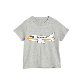 Airplane tee - grey melange