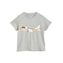 Airplane tee - grey melange